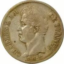 France Charles X - 5 Silver Francs, 2nd Type - 1829 A Paris