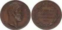 France Charles X - Visite de Beauvais 1827 - Picardie - Copper