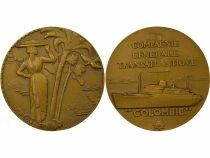 France Cie G&eacute;n. Transatlantique - Bronze Medal, SS Colombie - 1950