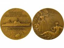 France Cie G&eacute;n. Transatlantique - Bronze Medal, SS IAntillles - (1952)