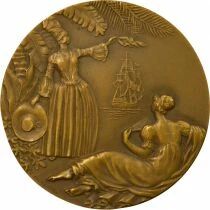 France Cie G&eacute;n. Transatlantique - Bronze Medal, SS IAntillles - (1952)