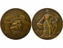 France Cie G&eacute;n&eacute;rale Transatlantique - Bronze Medal, SS Champlain - 1974