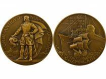France Cie G&eacute;n&eacute;rale Transatlantique - M&eacute;daille Bronze, Paquebot Champlain - 1932
