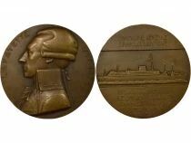 France Cie G&eacute;n&eacute;rale Transatlantique - M&eacute;daille Bronze, Paquebot Lafayette - 1930