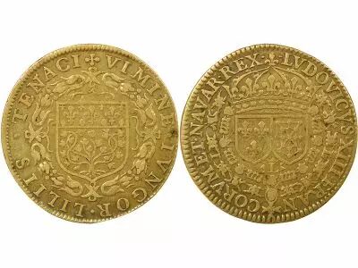 France City of Amiens, Louis XIII - Brass Token - XVIIth Century