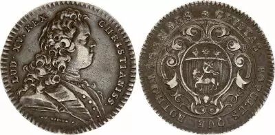 France City of Rouen - Normandie -  Louis XV - ND - Silver