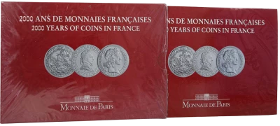 France Coffret 3 Monnaies fran�aises de 5 francs - 2000 ans de monnaies fran�aises - 2000 - Tome II