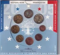 France Coffret BU - 1 centime &agrave; 2 euros - 2005