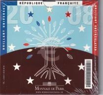 France Coffret BU - 1 centime &agrave; 2 euros - 2008