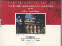 France Coffret BU 1997 - 2 Francs Guynemer  et 100 Francs Malraux