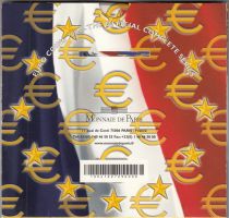 France Coffret BU France 2004 - 8 monnaies en euro - coffret ouvert et abimé