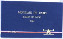 France Coffret FDC 1974 - Monnaie de Paris 8 pièces
