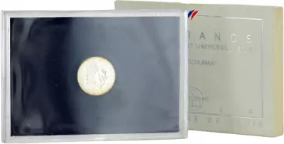 France Coffret monnaie de Paris 10 Francs - Robert Schuman - 1986 - BU - Silver
