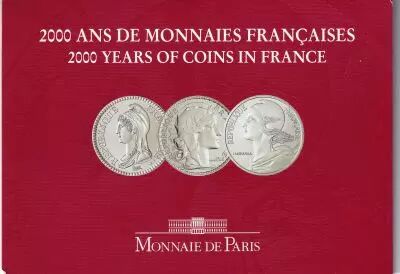 France Coffret monnaie de Paris 3 Monnaies fran�aises de 5 francs - 2000 ans de monnaies fran�aises - 2000