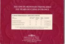 France Coffret monnaie de Paris 3 Monnaies fran&ccedil;aises de 5 francs - 2000 years of coins in France - 2000