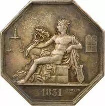 France Comissaires Experts du Gouvernement - Jeton Argent - 1831 (Après 1880)