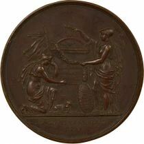 France Commemoration - Bronze Medal, to the Victims of the July Revolution - 1830