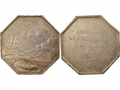 France Commercial Insurance Company of Paris ? Silver Token - 1818