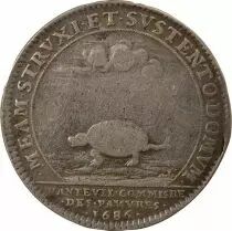 France Commissaire des Pauvres - Jeton Argent, Eglise Saint Roch - 1686 Paris