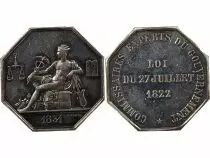 France Commissaires Experts du Gouvernement - Jeton Argent 1831