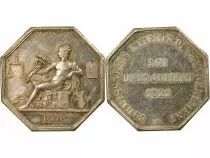 France Commissaires Experts du Gouvernement ? Jeton Argent - 1831, Poinçon Corne Après 1880