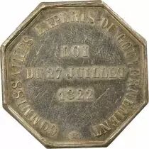 France Commissaires Experts du Gouvernement ? Jeton Argent - 1831, Poinçon Corne Après 1880