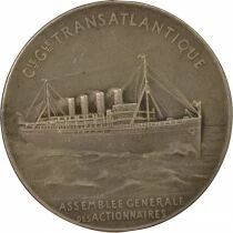 France Compagnie Gen. Transatlantique ? Bronze Token, Shareholders\' Meeting