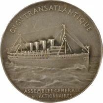 France Compagnie Gen. Transatlantique ? Bronze Token, Shareholders\' Meeting