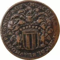 France Comte De Beaumont, Achille De Harlay - Jeton Cuivre 1672