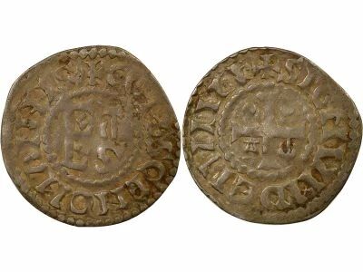 France Comt� du Maine, au nom d\'Herbert I - Denier - 1015 / 1246 Le Mans