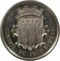 France Conseil de Prud\'Hommes de Rennes - Jeton Argent, 1862 Poin&ccedil;on Abeille (Apr&egrave;s 1860-1879)