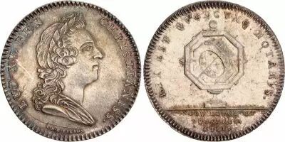 France Conseillers du Roi et Notaires - 1720 - Bust of Louis XV