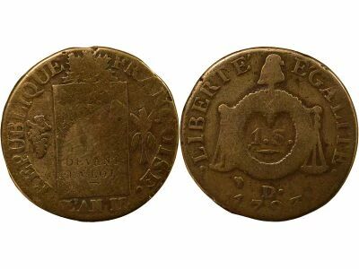 France Convention - Sol � la Balance - 1793 D� Dijon