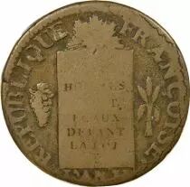 France Convention - Sol with Balances - 1793 T Nantes