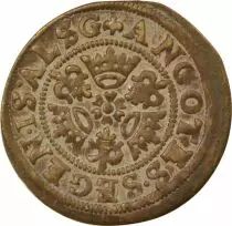 France Copper Counter Token, with Globus cruciger - Nuremberg