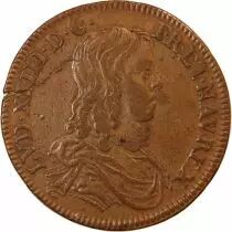 France Corporations, Huissiers Du Grand Conseil  Jeton Cuivre 1651