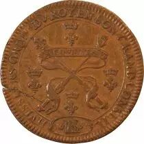 France Corporations, Huissiers Du Grand Conseil  Jeton Cuivre 1651