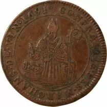 France Corporations, Marchands De Vin Taverniers  Jeton Cuivre - 1691