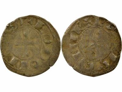 France County of Angouleme - Silver Denier, in the name of Louis IV - 1170 / 1245