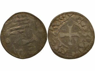 France County of Chartres, Eudes I - Silver Denier - 980 / 1000
