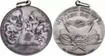 France Coupe Davis - Les Mousquetaires Lacoste, Brugnon, Borotra, Cochet - 1977 - Argent  par Corbin