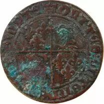 France Dauphiné  Jeton De Compte Laiton, XVe Siecle