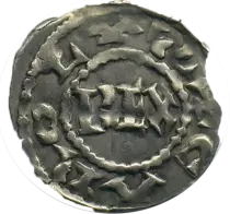 France Denier - Charles III Le Simple - Verdun