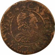 France Dombes, Gaston d\'Orl&eacute;ans - Double Tournois, Type 14 - 1640 Tr&eacute;voux