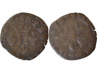 France Dombes, Henry II of Montpensier - Liard - 1594 Trevoux