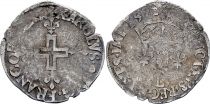 France Double Parisis Charles IX - 1572 L Bayonne - Silver