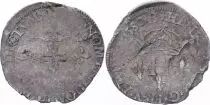 France Double sol parisis - Silver - 1580 B Rouen