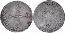 France Double sol parisis - SIlver - 1584 A Paris