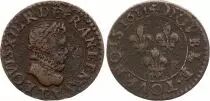 France Double tournois - Louis XIII - 1611 T Nantes