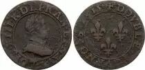 France Double tournois - Louis XIII - 1611 T Nantes